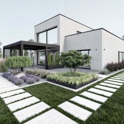 Projekt ogrodu minimalistycznego, Ruda Śląska, woj. śląskie