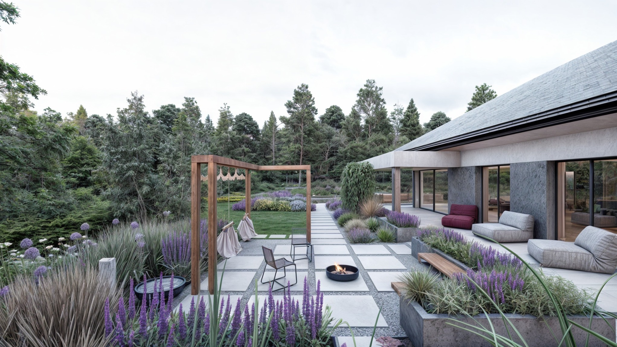 Kącik wielofunkcyjny- ogród Żory, woj. śląskie