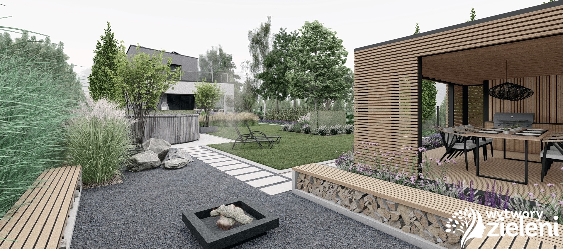 Projekt ogrodu, Łaziska Górne, woj. śląskie
