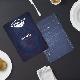 SKYLITE SPÓŁKA Z OGRANICZONĄ ODPOWIEDZIALNOŚCIĄ - Karta menu dla Stadionowa Restaurant & Sport Bar