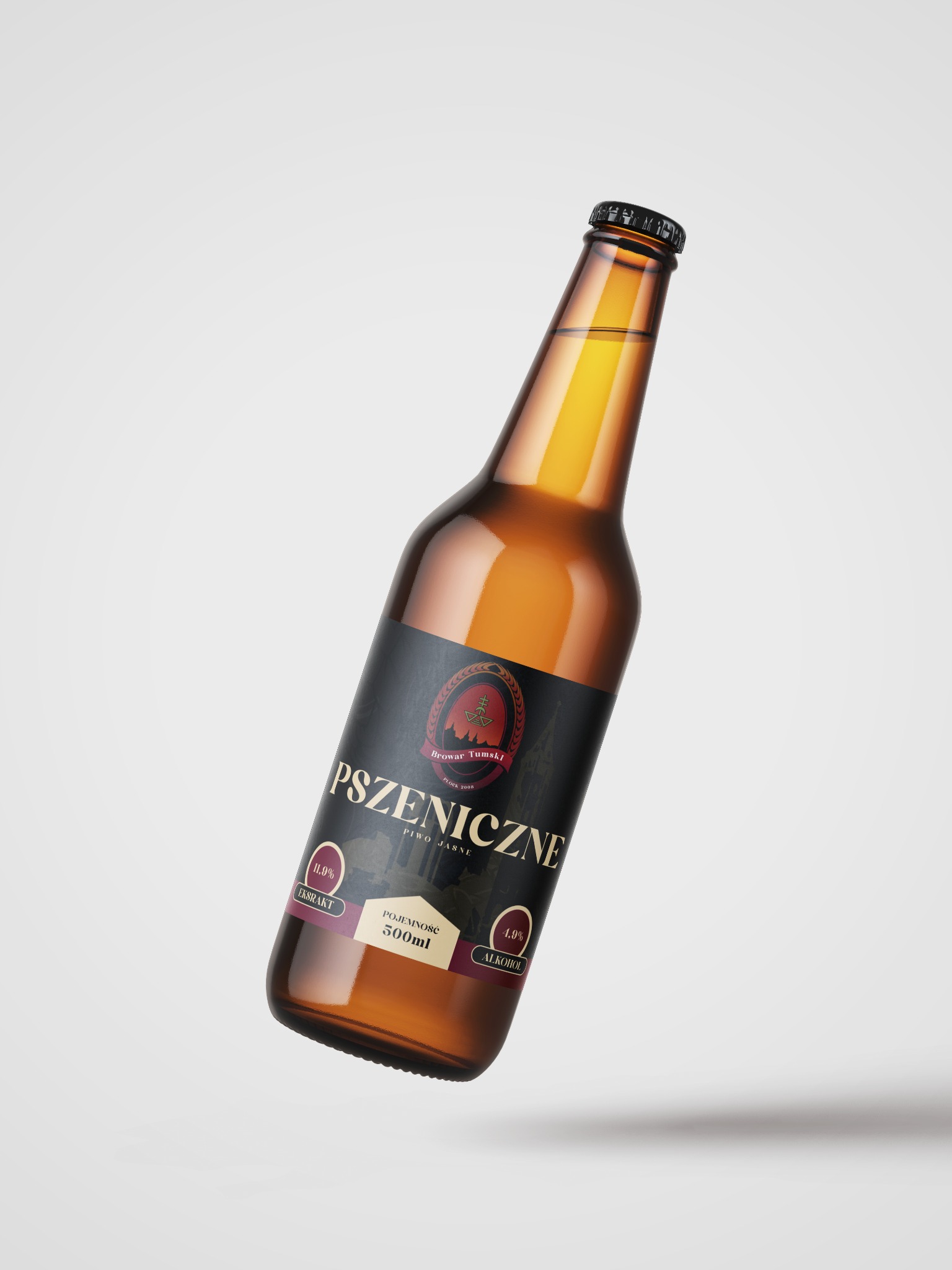Etykieta piwa dla Browaru Tumskiego