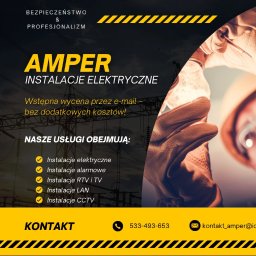 AMPER INSTALACJE ELEKTRYCZNE KRYSTIAN ARAŹNY - Perfekcyjny Serwis Alarmów Zduńska Wola