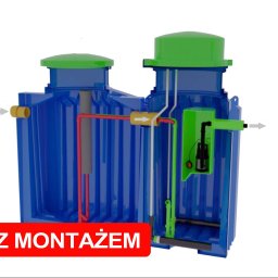 oczyszczalnia biologiczna z przepompownią