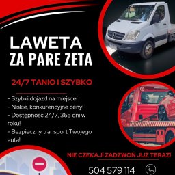 Laweta za pare zeta - Lawety Samochodowej Łódź