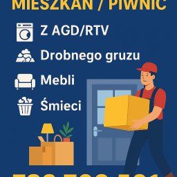 Wywóz mebli, AGD, gruzu i śmieci – opróżnianie mieszkań/piwnic
Malowanie/Szpachlowanie Ścian/sufitów 