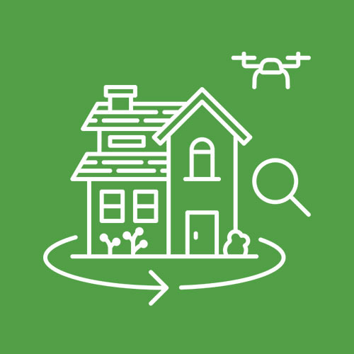 Inspekcje dachów dronem