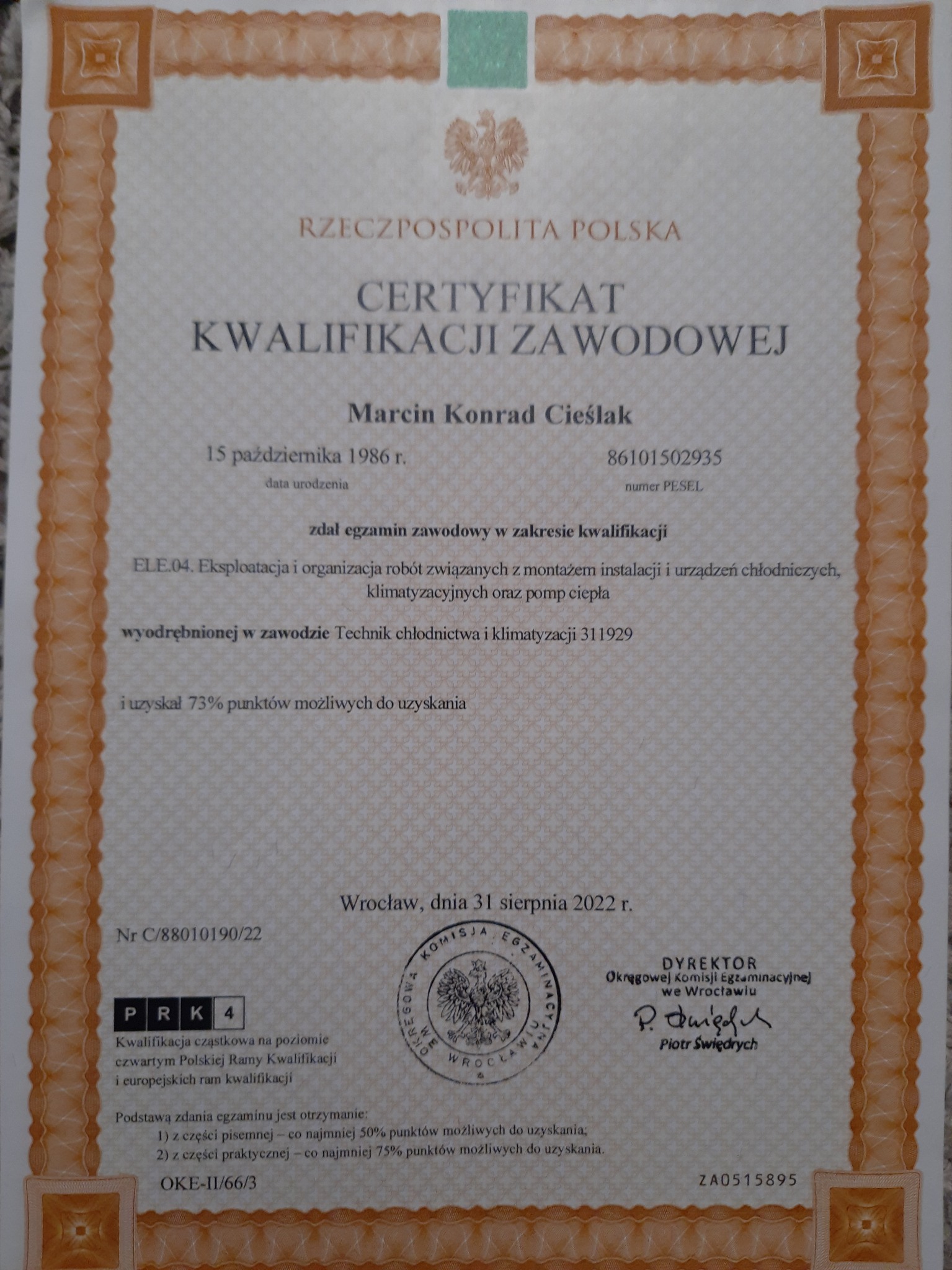 Technik chłodnictwa i klimatyzacjii