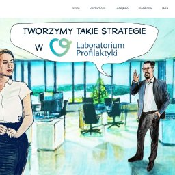 Arabeska Art & Brand Design - Logo i strona internetowa - Laboratorium Profilaktyki