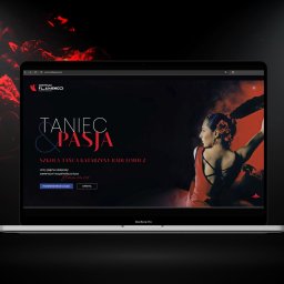 Logo i strona internetowa - Szkoła Tańca Centrum Flamenco
