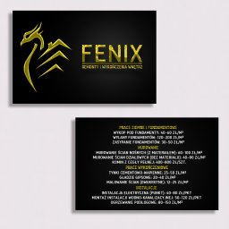 Dolis design - Wizytówka dla firmy FENIKS