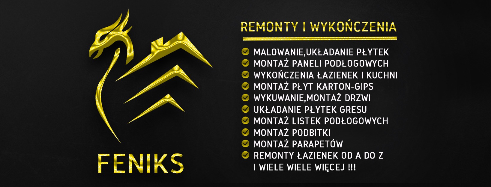Baner dla firmy FENIKS