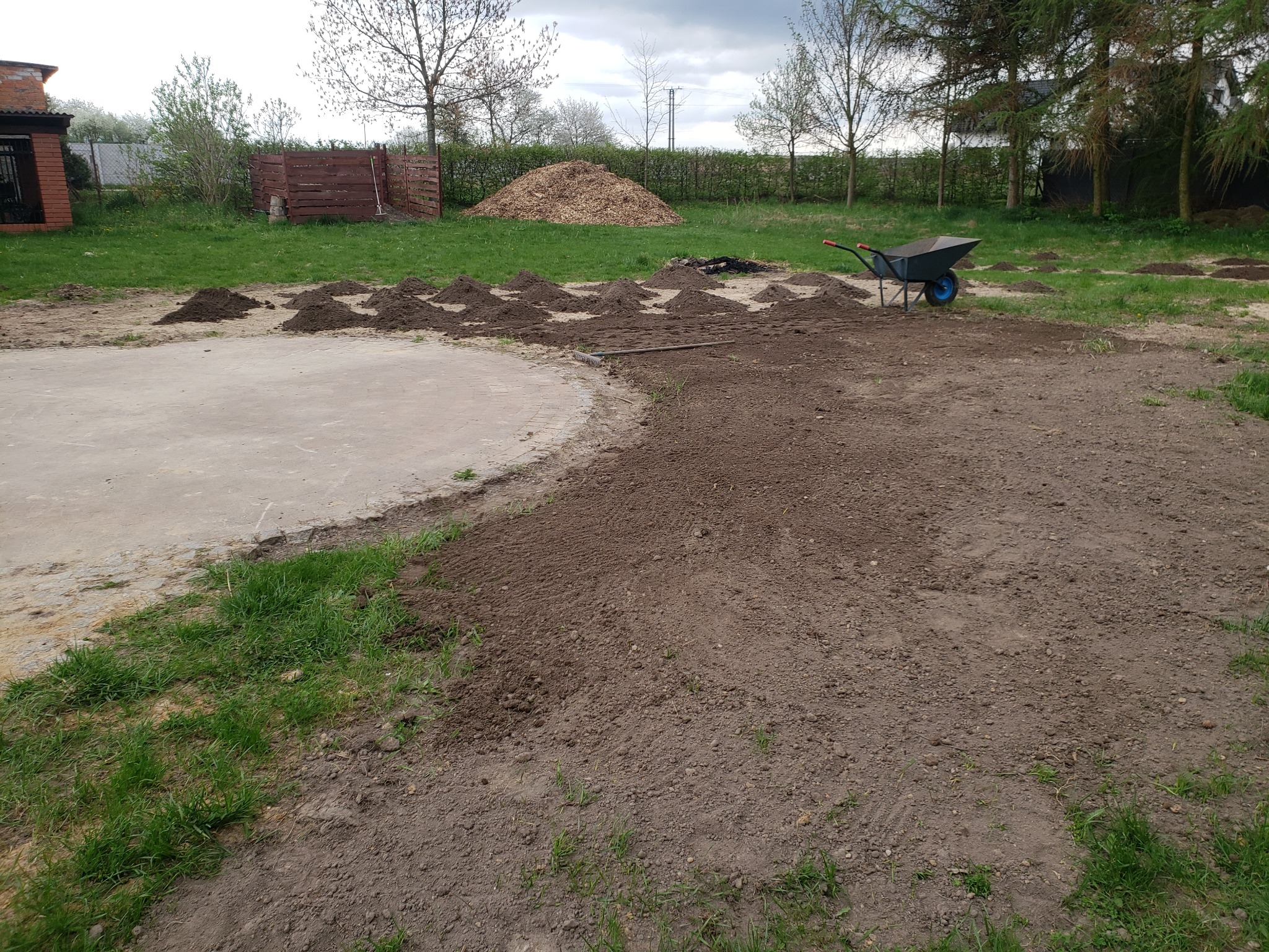 Wyrównywanie terenu.