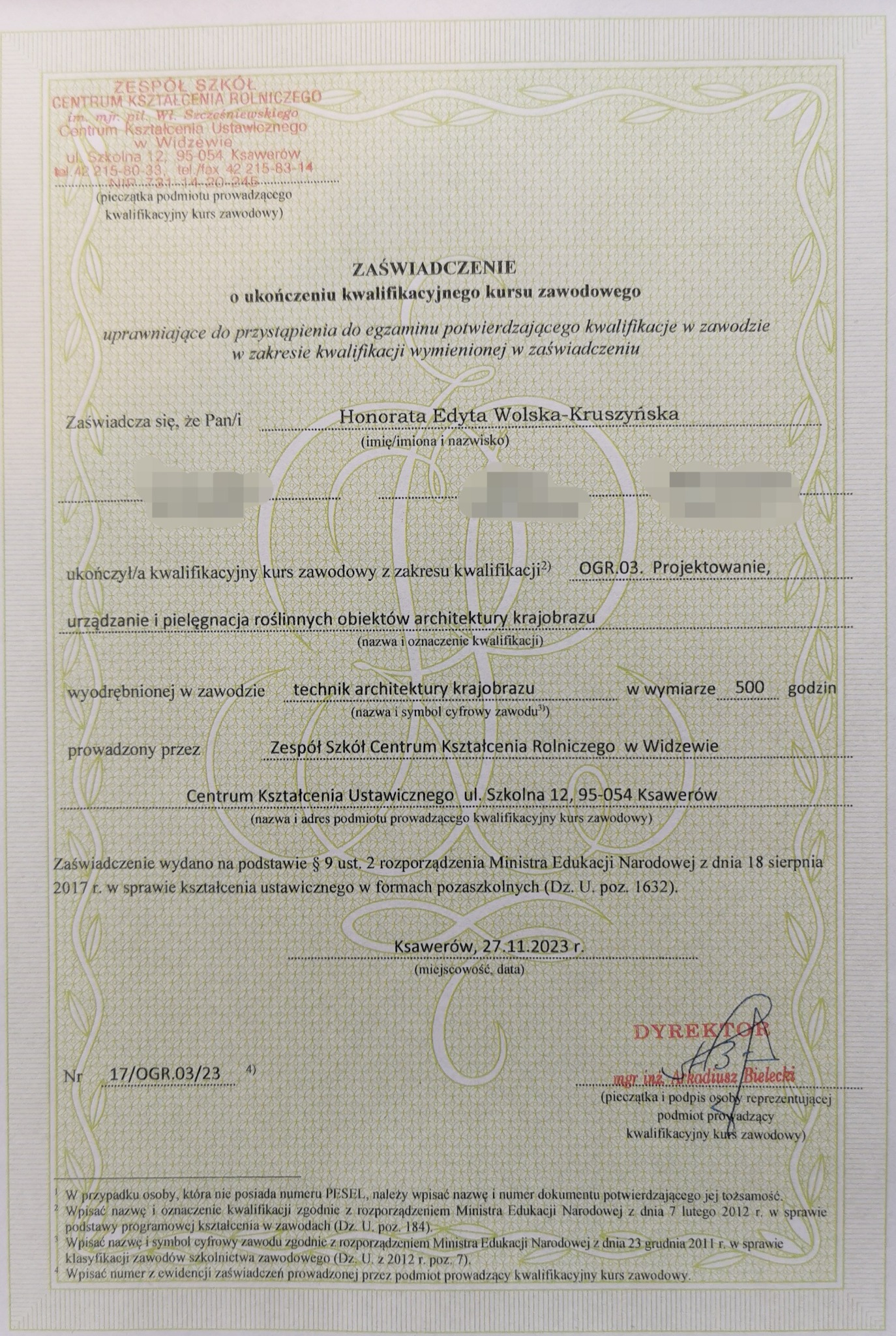 Lubię być architektem krajobrazu :)