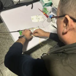 spawanie światłowodów