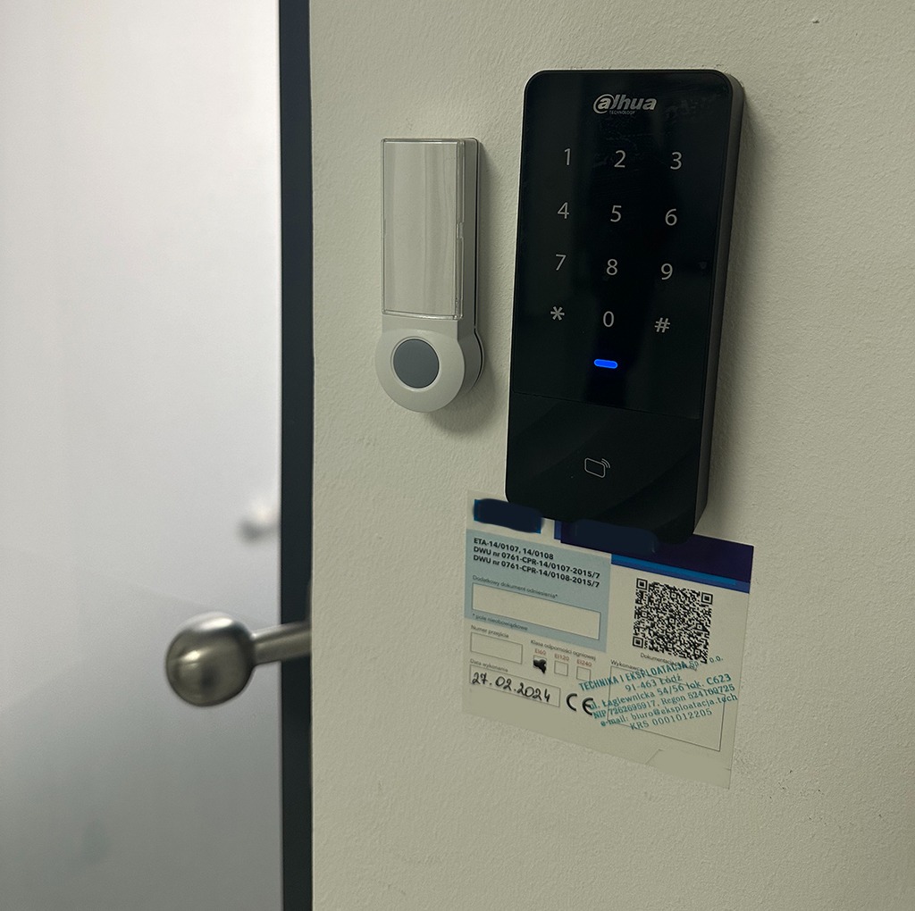Kontrola dostępu montowana w biurowcu BCB