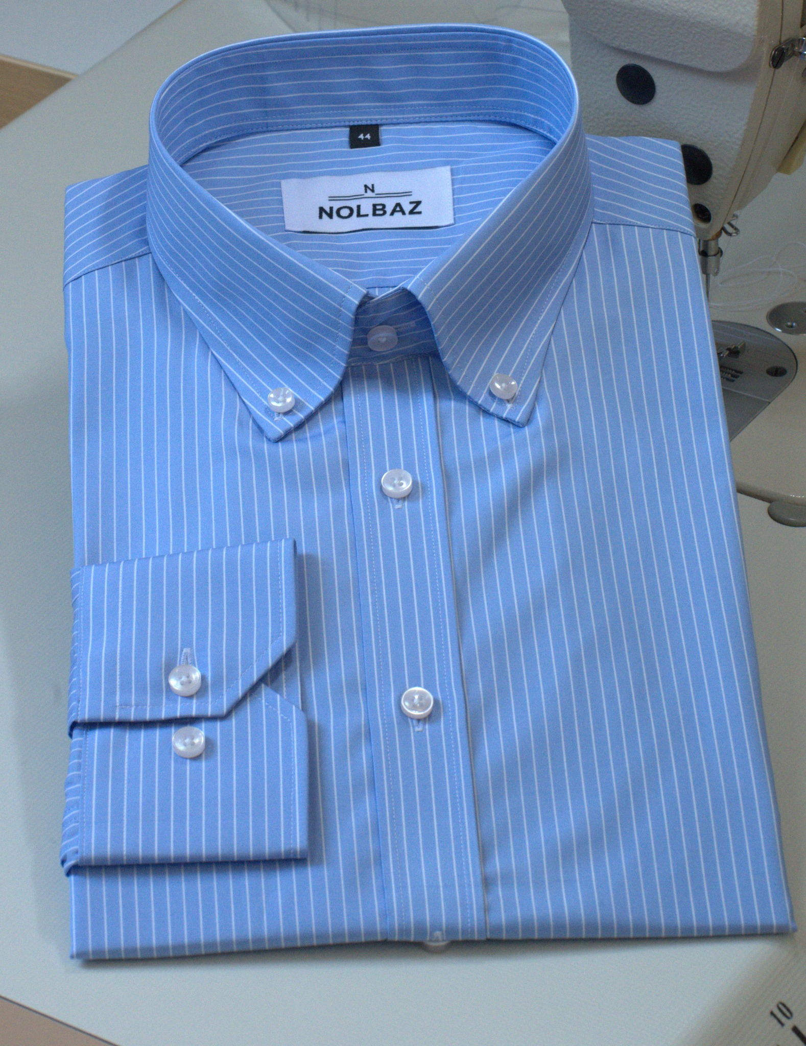 koszula męska z kołnierzykiem button-down