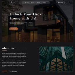 strona poświęcona sprzedaży domów. Oferuje atrakcyjne oferty i intuicyjną nawigację. Pełna wersja dostępna na Behance:https://www.behance.net/gallery/206756809/Landing-Page-for-NESTNOVA-Expert-in-Home-Sales