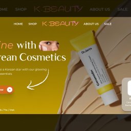 Strona internetowego sklepu z koreańską kosmetyką. Pełna wersja dostępna na Behance: https://www.behance.net/gallery/206906137/K-BEAUTY-COSMETICS-E-COMMERCE