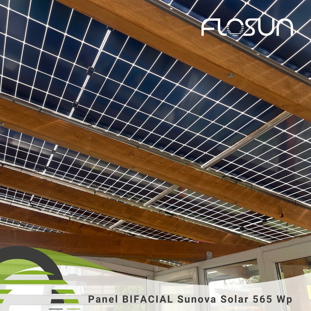 8 kWp Wiata drewniana