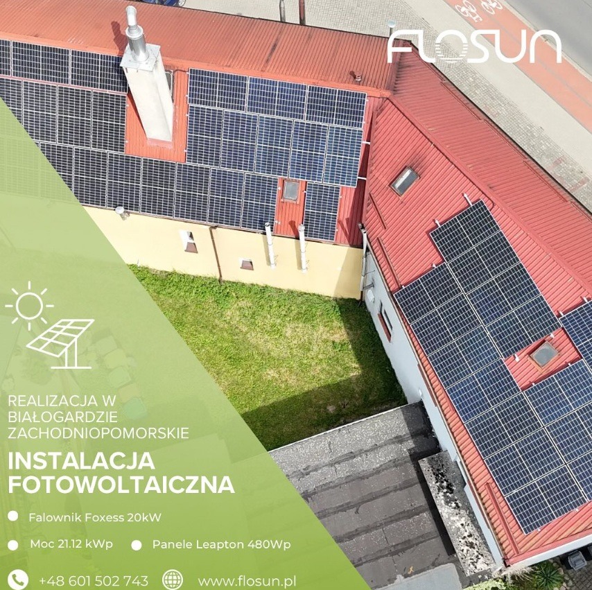 instalacja na dachu 20 kWp