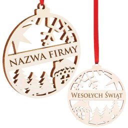 Idekor Kraina Gadżetów Bartosz Piotrowski - Bombka z dwustronnym grawerem