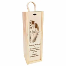 Skrzynia na wino/alkohol z tirem