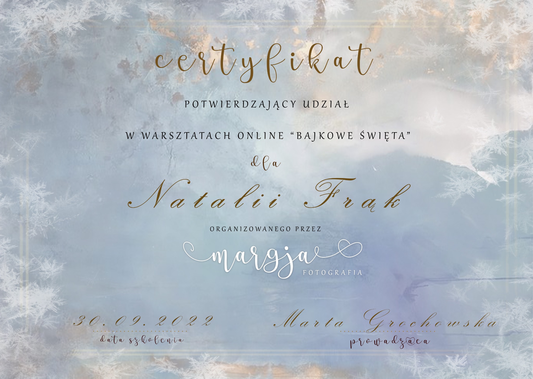 certyfikat