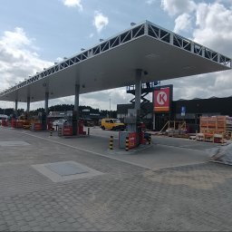 Realizacja wiaty stacji paliw CK.