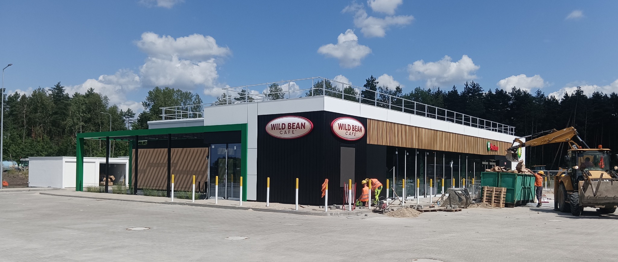 Realizacja stacji paliw BP.