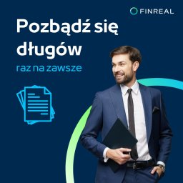Masz dość ciągłego stresu związanego z długami?
Z Finreal znajdziesz rozwiązanie, które pozwoli Ci odzyskać kontrolę nad finansami i cieszyć się spokojem. Skonsoliduj swoje zobowiązania i spłacaj jedną niską ratę, dostosowaną do Twoich potrzeb.