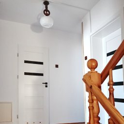 Jeden z Etapów malowania całego domu agregatem hydrodynamicznym. Chocianów 2025