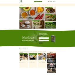 Wersito Agencja Interaktywna - Projekt strony naturalne.pl: artykuły o zdrowiu, ziołach, suplementach. Newsletter, e-book. Zdjęcia produktów, opisy. Minimalistyczny design, stonowana kolorystyka.