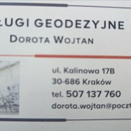 Usługi Geodezyjne Dorota Wojtan - Firma Geodezyjna Krak&oacute;w