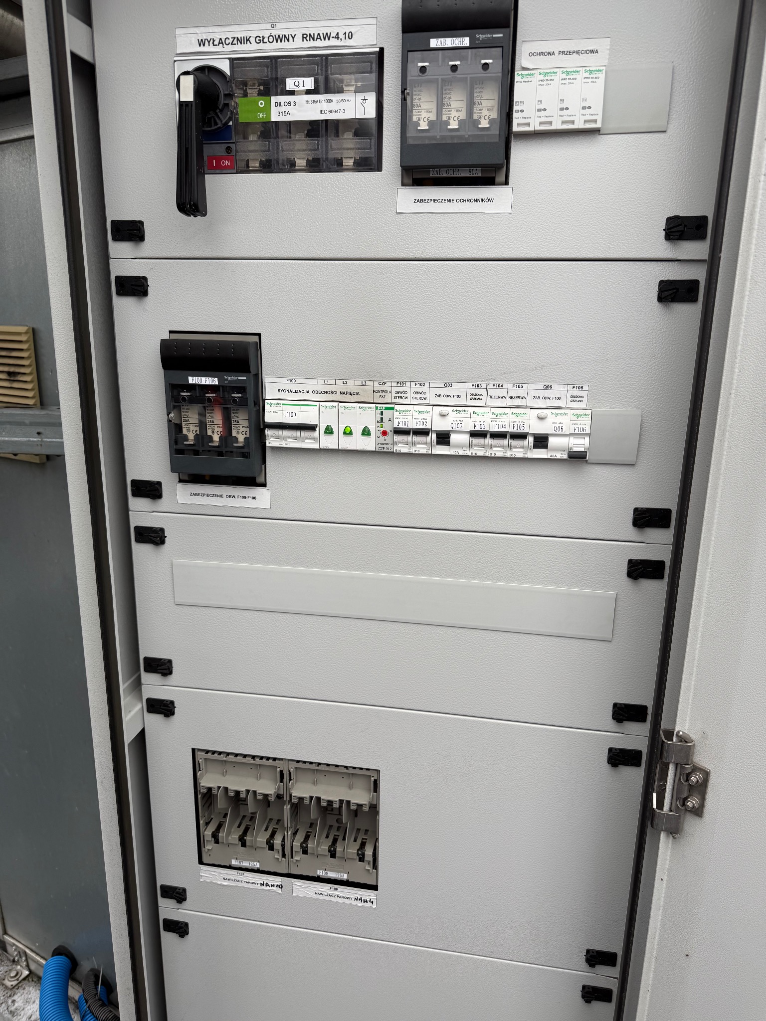 Doposażenie rozdzielnicy w rozłączniki