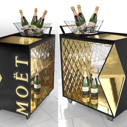Trolley Moet&Hennessy Projekt i DTP
