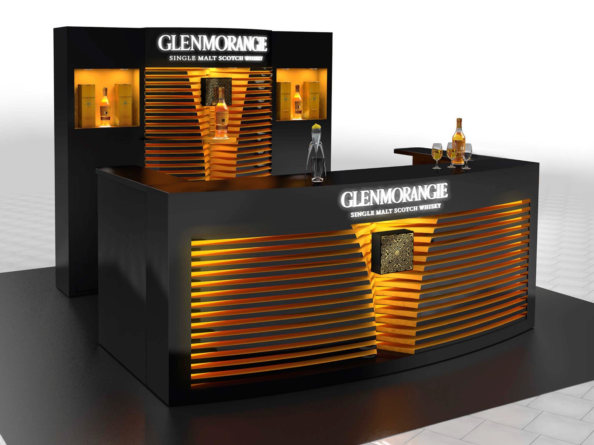 Bar GLENMORANGIE projekt i DTP