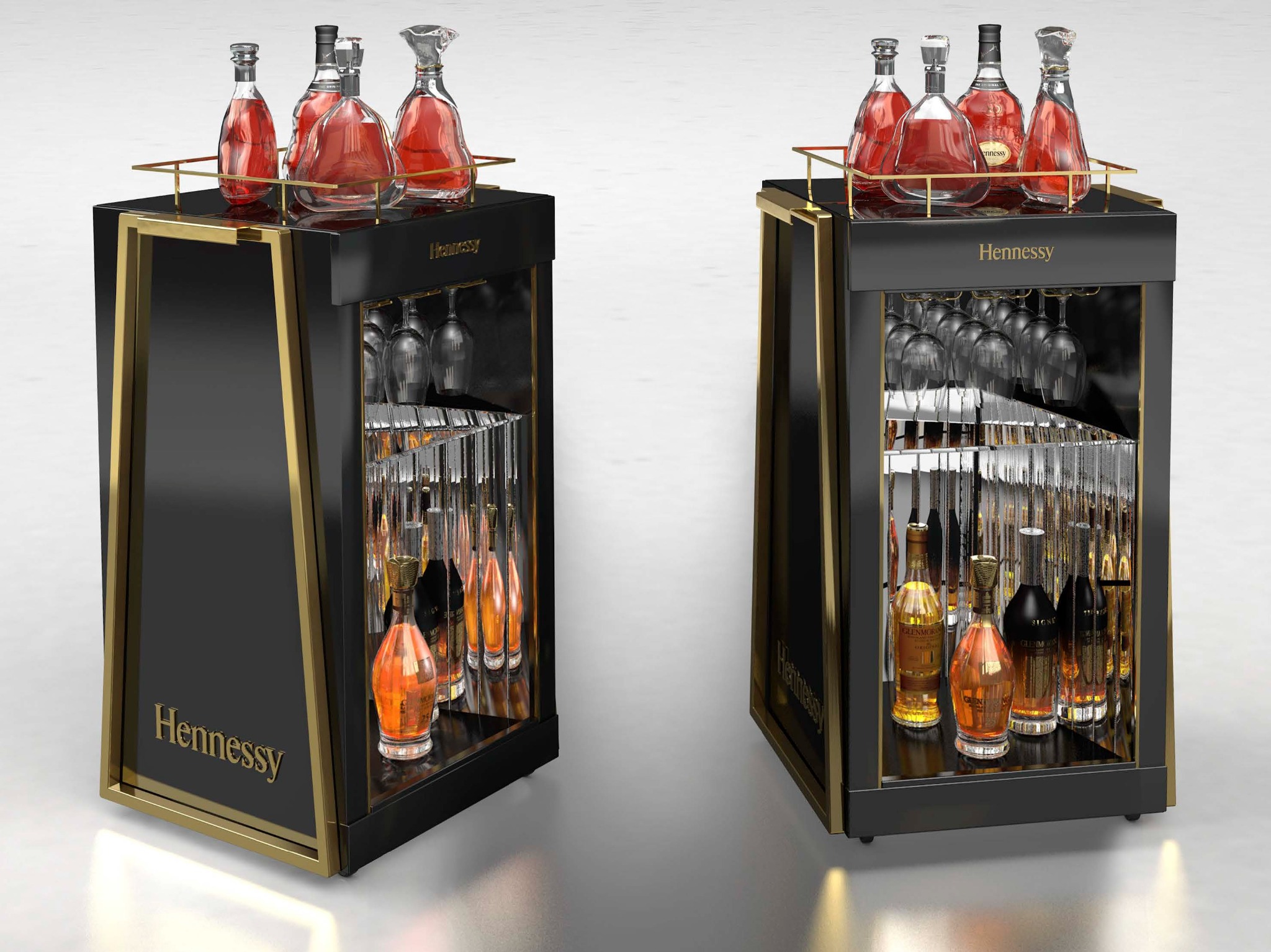 Trolley Moet&Hennessy Projekt i DTP