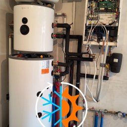 ACTIV KRZYSZTOF LESZCZYŃSKI - pompa ciepła Rotenso 8kw z buforem pomocniczym 50l i zbiornikiem CWU 200l