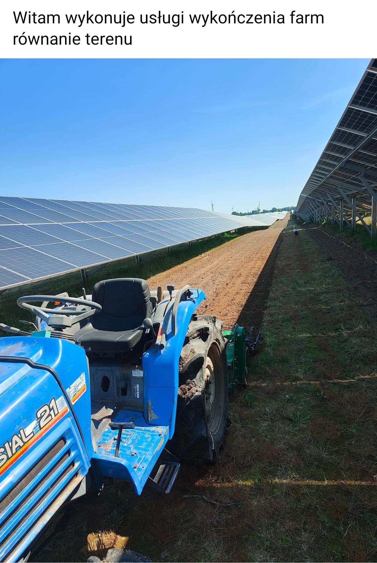 Usługi glebogryzarka seperacyjna