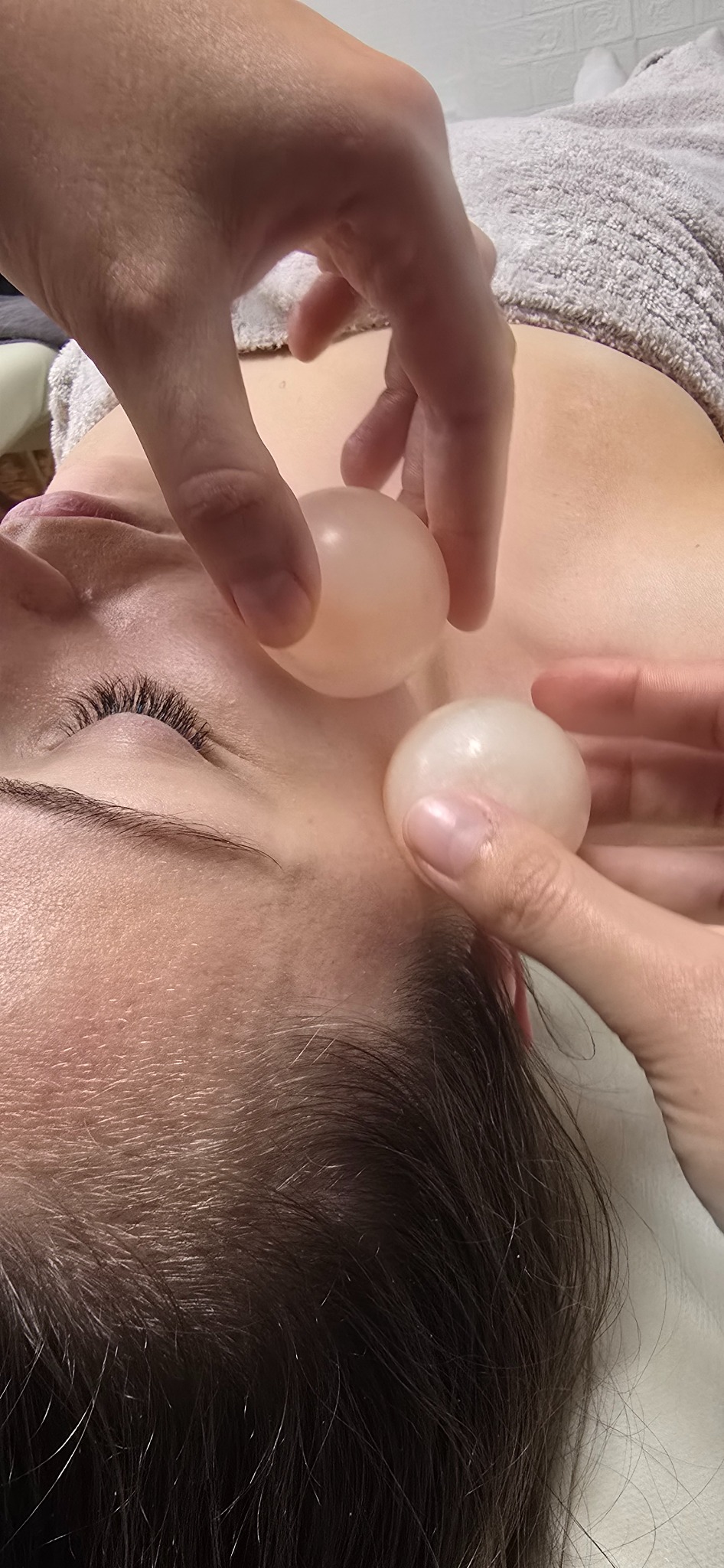 Masaż kulami solnymi