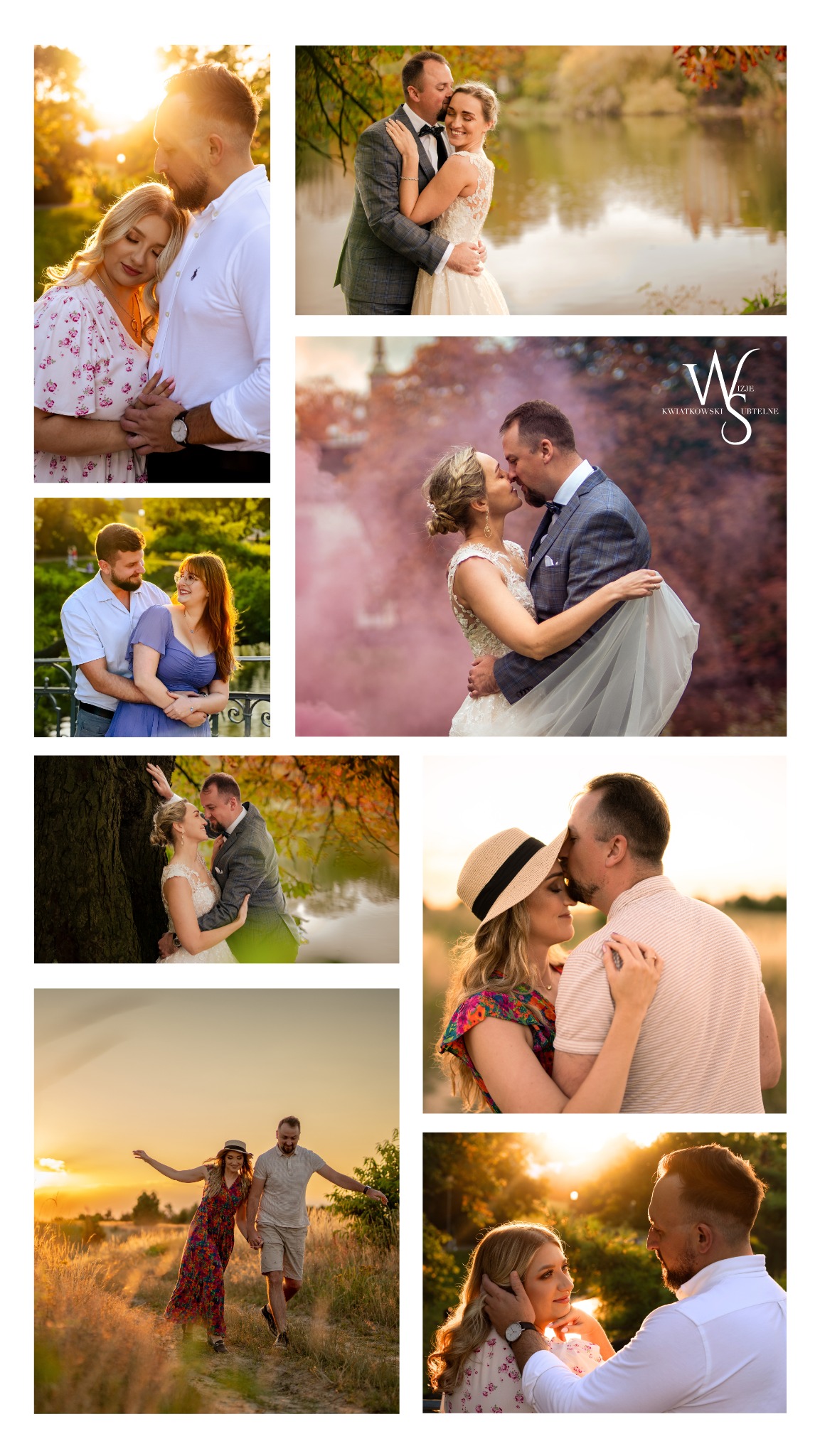 Sesje zdjęciowe. Narzeczeńskie, reportaże ślubne, sesje okolicznościowe.