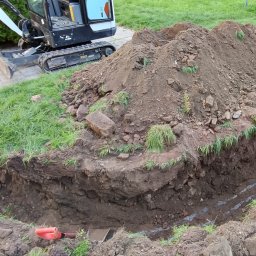 Niwelacja terenu Strzelin 3