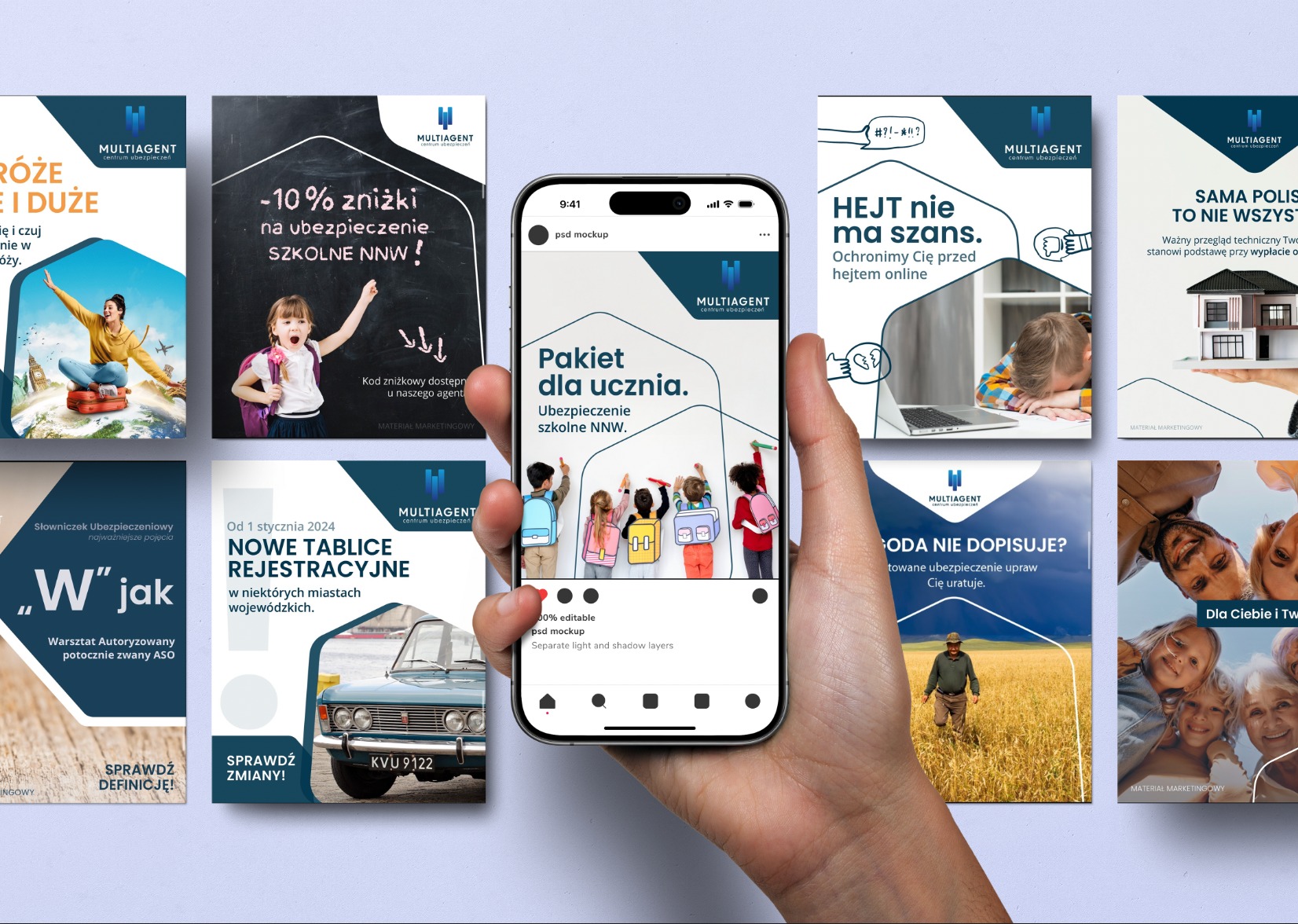 Grafiki na social media