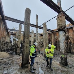 Komora zbiornika 10 m pod ziemią. 