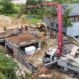 Budowa domu jednorodzinnego w Szczecinie.