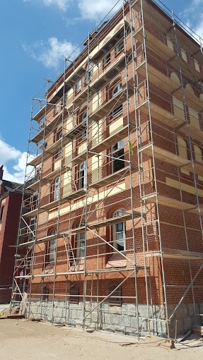 Generalny remont budynku Uniwersytetu Szczecińskiego.