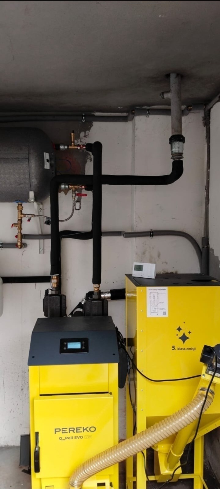 Montaż kotła na pellet PEREKO