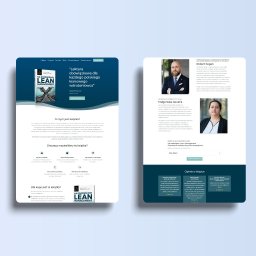 ZONBOX Piotr Zontek - Strona internetowa promująca książkę o Lean Management, widoczna okładka książki 'Na rozdrożach Lean Management' oraz fragmenty tekstu zachęcające do zakupu, całość w nowoczesnym designie...