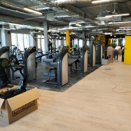 Jedna z naszych ostatnich realizacji gdzie kompleksowo zajęliśmy się elektryką oraz teletechniką.
 Siłownia w Aquaparku w Płocku.