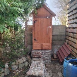 Wymurowanie podstawy oraz wykonanie komory wędzarni 